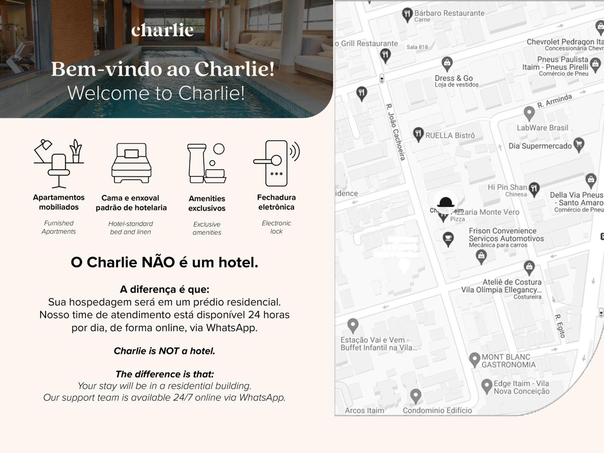 Charlie Itaim Apartment Sao Paulo Exterior foto